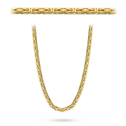 Złoty łańcuszek splot Królewski 45 cm FUG1-26-L00139-2