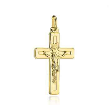 Złoty krzyż z ukrzyżowanym Jezusem FUG4-15-C00067-2