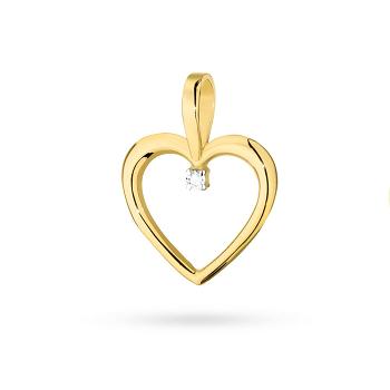 Zawieszka z żółtego złota z brylantem 0.05 ct FS025-585-B0.05