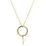 Naszyjnik celebrytka Krzyż WA458G