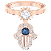 Pierścionek SWAROVSKI • Swarovski Symbolic Motif Ring, Blue, Rose-gold tone plated 5510068