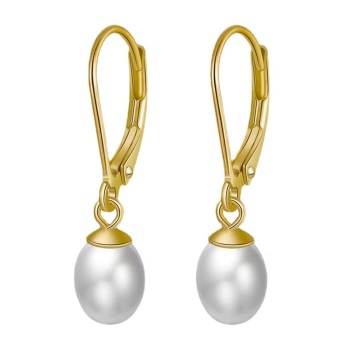 Kolczyki damskie z perłami FUGSVEP002G