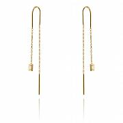 Kolczyki złote prostokąty FUGA921-64470