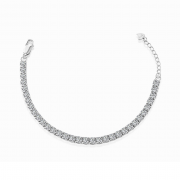 Bransoletka srebrna z cyrkoniami tenis BFUG011