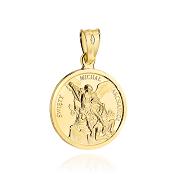 Medalik złoty Święty Michał Archanioł FUG5-M00220-585
