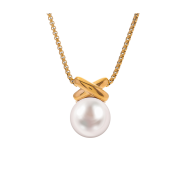 Naszyjnik stal szlachetna z perłą FUGJDN2403009