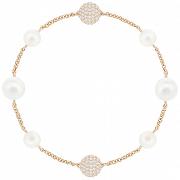 Swarovski Remix Collection ★ Mixed White Crystal Pearl, White, Rose gold plating 5421444