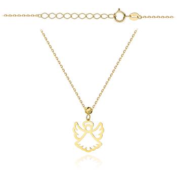 Naszyjnik złoty aniołek FUG3-N00585-375