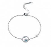 Bransoletka damska mroźna śnieżynka FUGSDB005