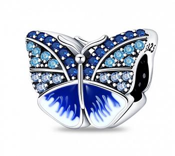 Charms Granatowy motyl METFUG007