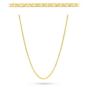 Złoty łańcuszek splot Gucci płaskie 50cm FUG1-L00149-585