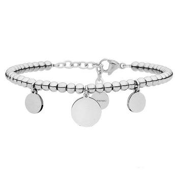 Bransoletka damska z medalikami BA639