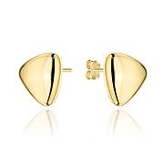 Kolczyki złote wypukłe trójkąty FUG7-31-K01679-2