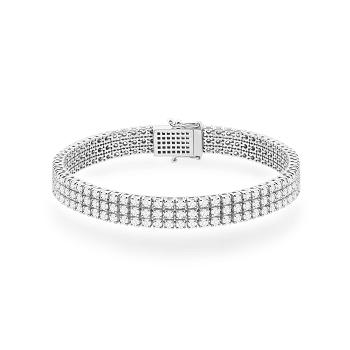 Złota bransoletka z diamentami laboratoryjnymi FB035-B585-LD4.44