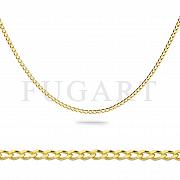 Złoty łańcuszek Pancerka gładka 50 cm FUG1-1-Ł00027-2