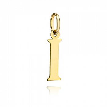 Zawieszka złota literka I duża FUG6-20-Z00210-2