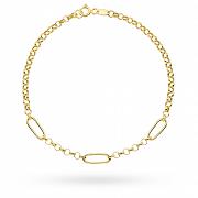 Bransoletka złota splot rolo i ogniwa FUG2-31-B00926-2