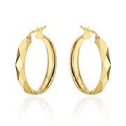 Kolczyki złote kółka diamentowane 1,9cm FUG7-K01737-585