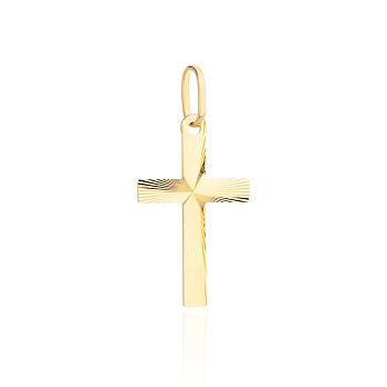 Złoty krzyżyk diamentowany FUG4-15-C00134-2