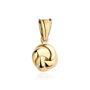 Zawieszka złota pleciona supełek FUG6-Z00662-585