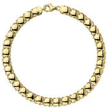 Bransoletka z żółtego złota kółka FUG2-4-B00593-2