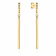 Kolczyki złote wiszące prostokąty FUG7-17-K01018-2