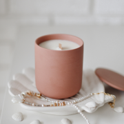 Naturalna zapachowa świeca sojowa PROSECCO ROSE