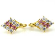 Kolczyki złote z cyrkoniami KL18E