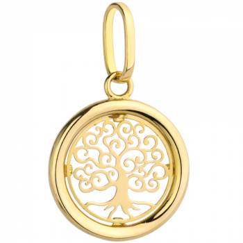 Zawieszka złota drzewko szczęścia FUG6-17-Z00233-2