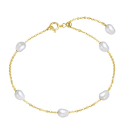 Bransoletka damska z perłami FUGSVBP002G