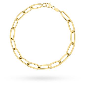 Bransoletka złota długie szerokie ogniwa FUG2-31-B01013-2