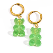 Kolczyki misie jelly love FUGJDE0203009-GN