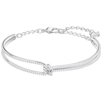 Bransoletka SWAROVSKI • Lifelong Bangle, White, Rhodium plating 5368552