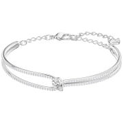 Bransoletka SWAROVSKI • Lifelong Bangle, White, Rhodium plating 5368552
