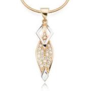 Złota zawieszka z cyrkoniami ZLB5313