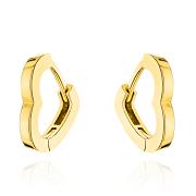 Kolczyki złote kontur serca FUG7-K01756-585