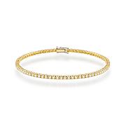 Złota bransoletka z diamentami laboratoryjnymi FB031-585-LD1.07