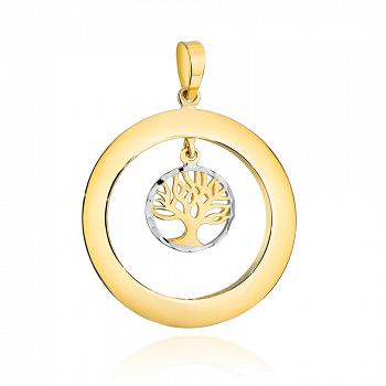 Zawieszka złota drzewko szczęścia FUG6-17-Z00270-2