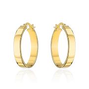 Kolczyki złote szerokie kółka FUG7-17-K01626-2