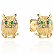 Kolczyki złote sowy FUG7-25-K00752-2