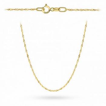 Złoty łańcuszek Singapur 50 cm FUG1-26-L0053-2