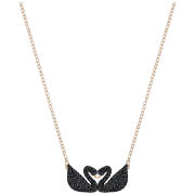 Naszyjnik SWAROVSKI •  Iconic Swan Double Necklace, Black 5296468