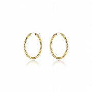 Kolczyki złote koła diamentowane FUG7-17-K01212-2