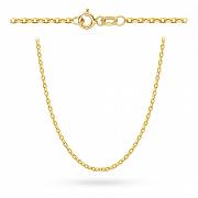 Złoty łańcuszek Rolo diamentowany 45cm FUG1-38-L00136-2