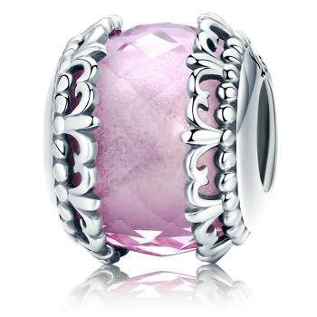 Charms Różowy kryształ FUG0344