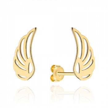 Kolczyki złote skrzydła FUG7-34-K01542-2