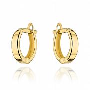 Kolczyki złote gładkie kółeczka FUG7-31--K01324-2