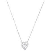 Naszyjnik SWAROVSKI • Sparkling Dance Heart Necklace, White 5272365