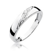 Pierścionek zaręczynowy z brylantami 0.02ct