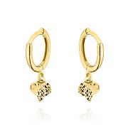 Kolczyki złote serce diamentowane dwustronne FUG7-31-K01646-2